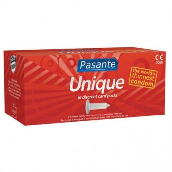 Pasante Non-Latex Unique Condoms x 72 