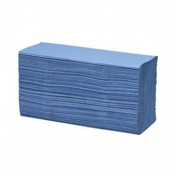 C-Fold Paper Hand Towel - 1 Ply - Blue x 2880