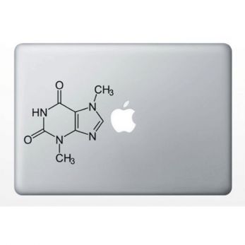 Laptop Sticker - Theobromine Chemical