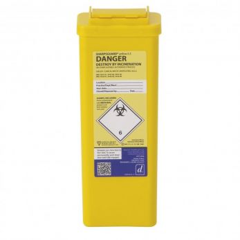 Sharpsguard Yellow 0.5 Ltr Sharps Bin