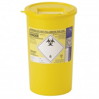 Sharpsguard Yellow 5 Ltr Sharps Bin