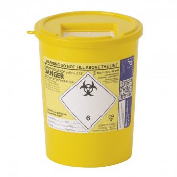 Sharpsguard Yellow 3.75 Ltr Sharps Bin