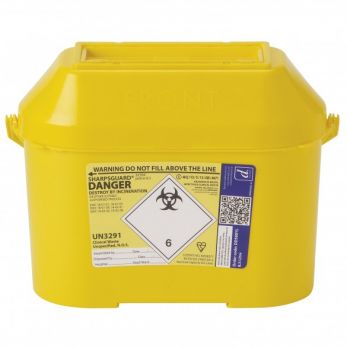 Sharpsguard Extra Yellow 8.5 Ltr Sharps Bin