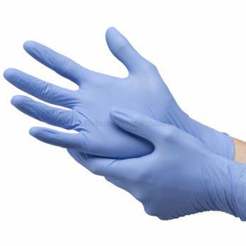 Nytraguard Bluple Nitrile Gloves Powder Free - Large x 100