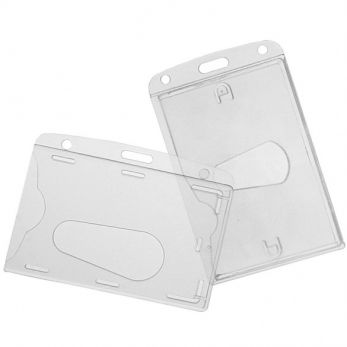 Enclosed proximity card holders, Portrait, Enhanced quality - Pack of 50