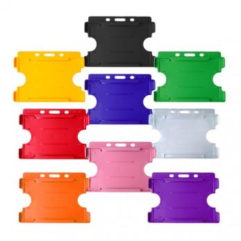 Singlesided holders - No straps - Landscape - Packs of 50