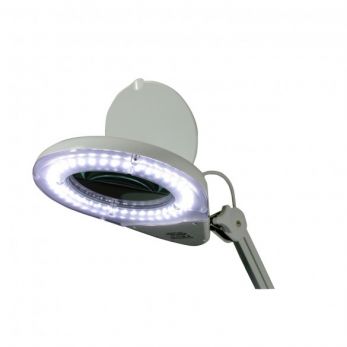 Daray Circular LED Magnifying Light - 3 Diopter, Desk Mounted