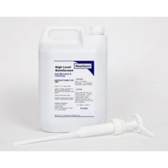 NewGenn High Level Disinfectant 5 Litre Bottle With Pump