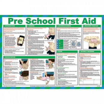 Pre-School First Aid Poster