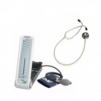 A&D Mercury-Free Sphygmomanometer & Riester Duplex Stethoscope Bundle