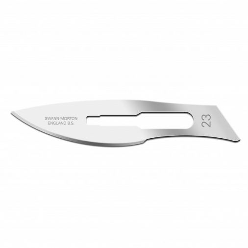 Surgical Scalpel Blade 23 - Carbon Steel - Sterile (Pack of 100)
