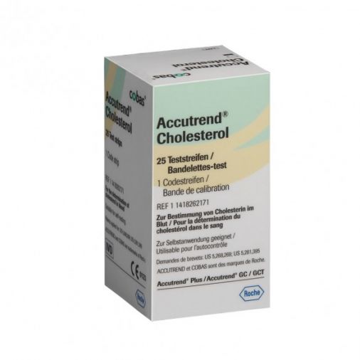 Accutrend Cholesterol Strips x 25