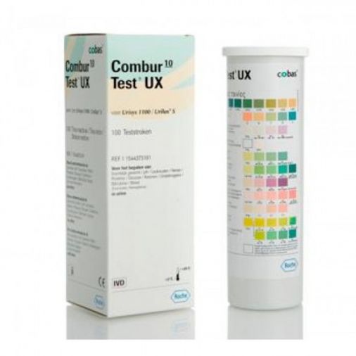 Roche Combur 10 UX Urinalysis Test Strips x 100