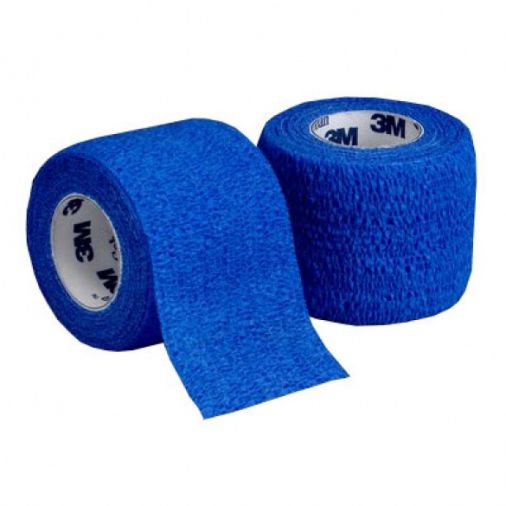 3M Coban Self-Adherent Bandage - Blue - 2.5cm x 4.5m x 30