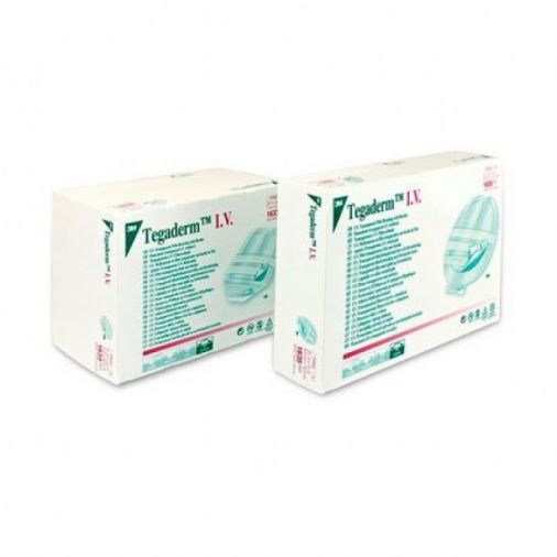 3M Tegaderm Short-Term Peripheral IV Dressing - 6 x 7cm x 100
