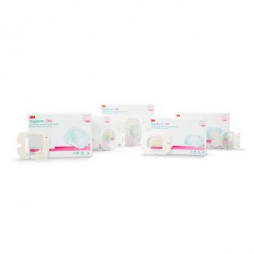 3M? Tegaderm CHG Dressings 10x 15.5cm case of 25