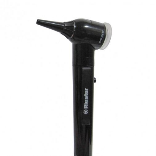 Riester e-scope Fibre Optic Otoscope - Black