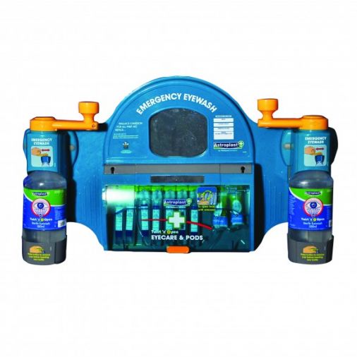 Wallace Cameron Eyewash Station Large, Twist and Open