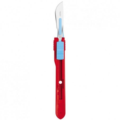 Retractable Safety Scalpel No.4 - Blade 25A - Sterile x 25