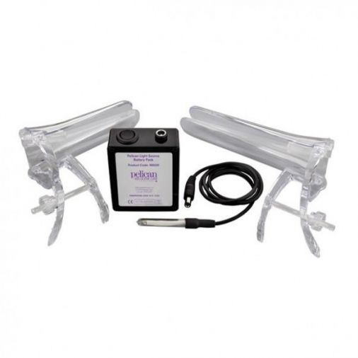 PELIspec Vaginal Speculum with attachment for Light Source - Medium x 25