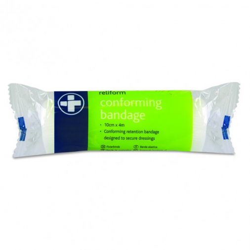 Reliform Conforming Bandage White 10cm x 4m