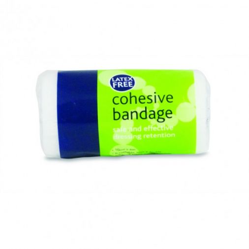 Cohesive Bandage - Latex Free?White 10cm x 4m