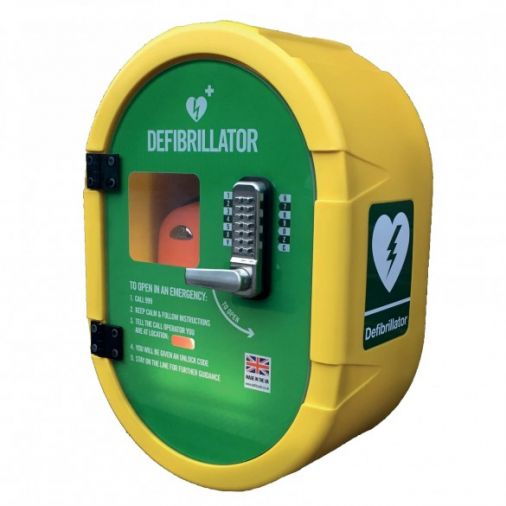 Secure External Defibrillator Cabinet DS2 Locked