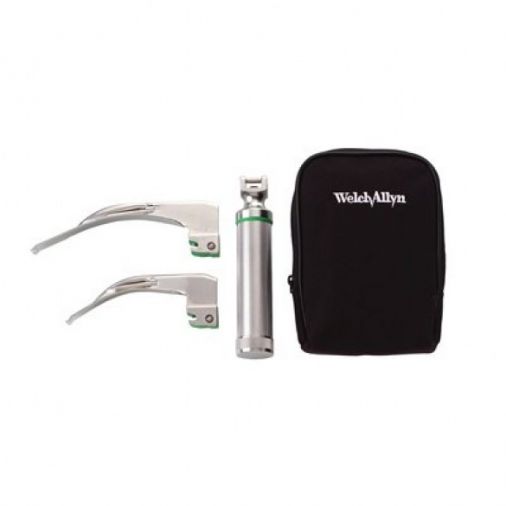 Welch Allyn Macintosh Fibre Optic Laryngoscope Set - #1, #2, #3 & #4
