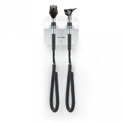 Welch Allyn GS 777 Wall Unit - Coaxial Ophthalmoscope & FO Otoscope