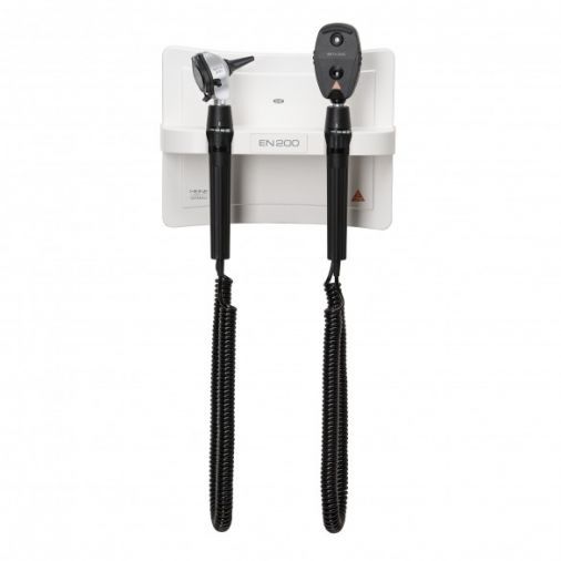 HEINE EN200 Wall Diagnostic Station - With BETA100 Diagnostic Otoscope & BETA200 Ophthalmoscope