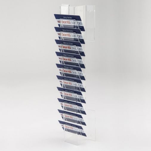 Wall Display Card Rack - Holds 10 cards