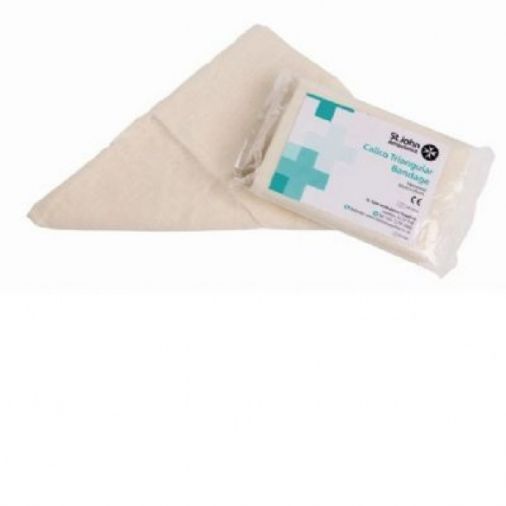 St John Ambulance Reusable Calico Triangular Bandage, 90 x 90 x 127cm - Sterile