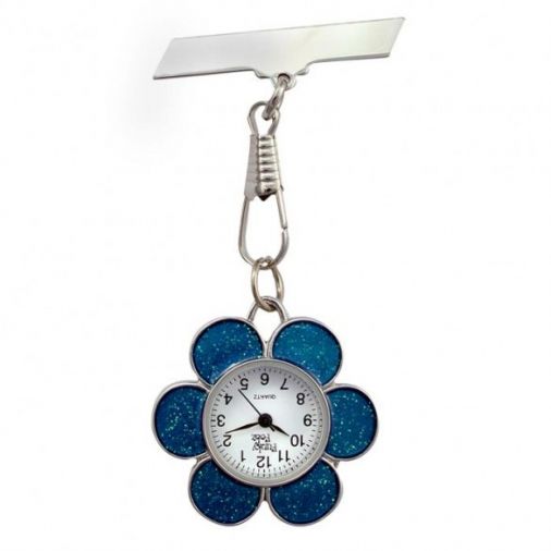 FunkyFobz Blue Flower Fob Watch