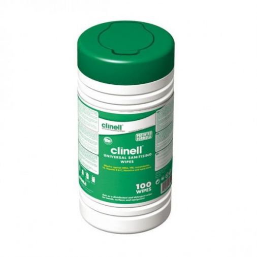 Clinell Universal Sanitising Wipes x 100