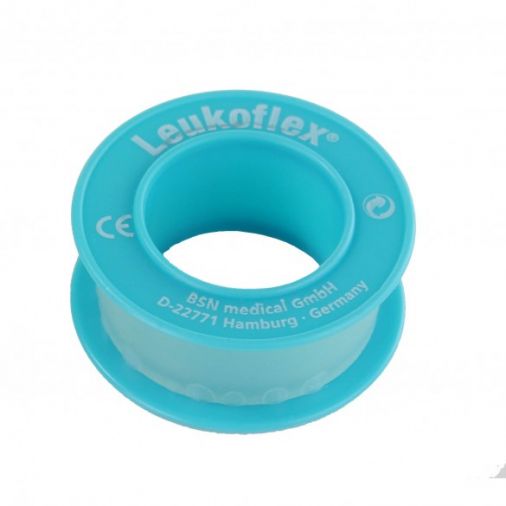 Leukoflex Waterproof Adhesive Tape - 1.25cm x 5m per Roll