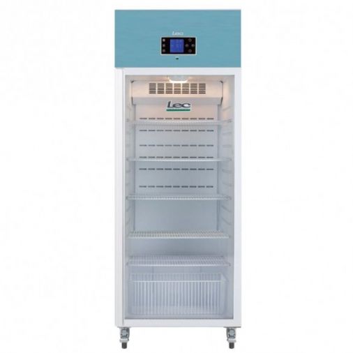 Lec PGR600UK - 600 Litre Large Capacity Pharmacy Fridge - Glass Door