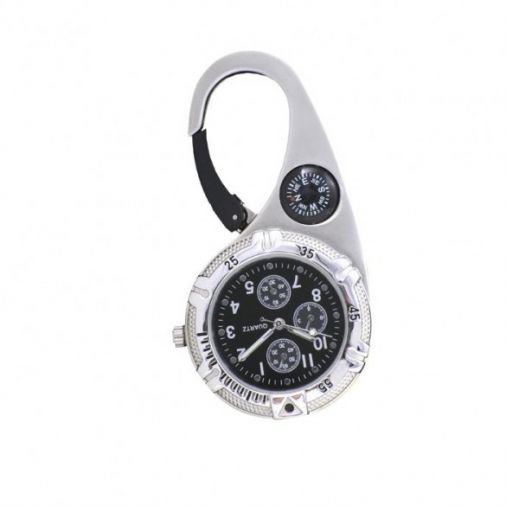 FunkyFobz Paramedic Clip Silver Fob Watch
