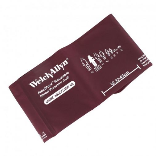 Welch Allyn Flexiport Large Adult Cuff size 12L Screw Type Connectors (32-43cm)