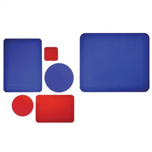 Anti-Slip Coaster - Red 9cm x 9cm - x 4