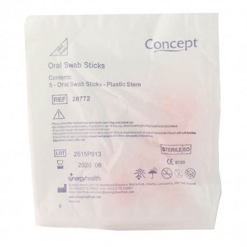VC Sterile Oral Swab Stick (Pack of 5)